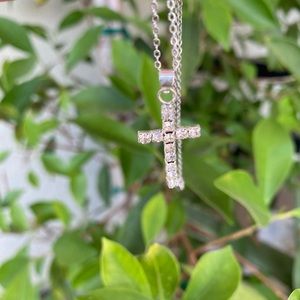 Super cute diamond cross